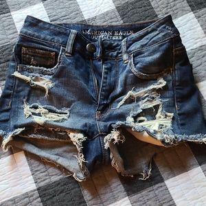 AE jean shorts
